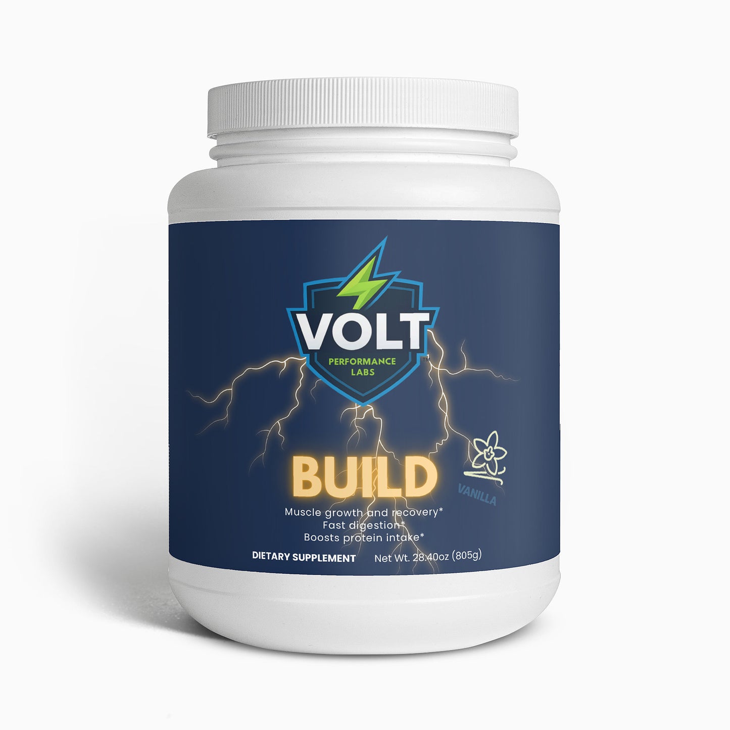 VOLT: BUILD 100% Whey Protein Isolate (Vanilla)
